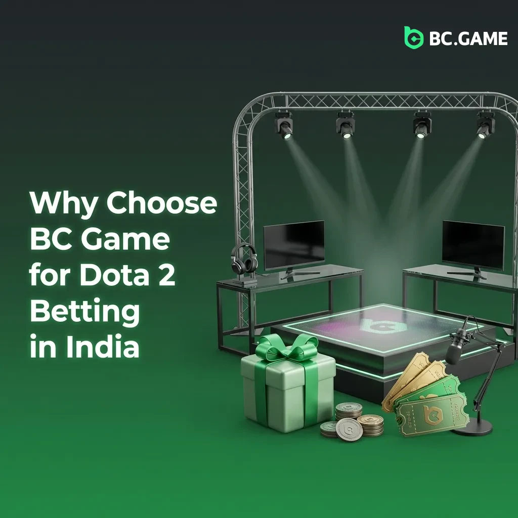 BC Game Dota 2 betting platform showing Indian payment options, competitive odds, and mobile app interface for bettors