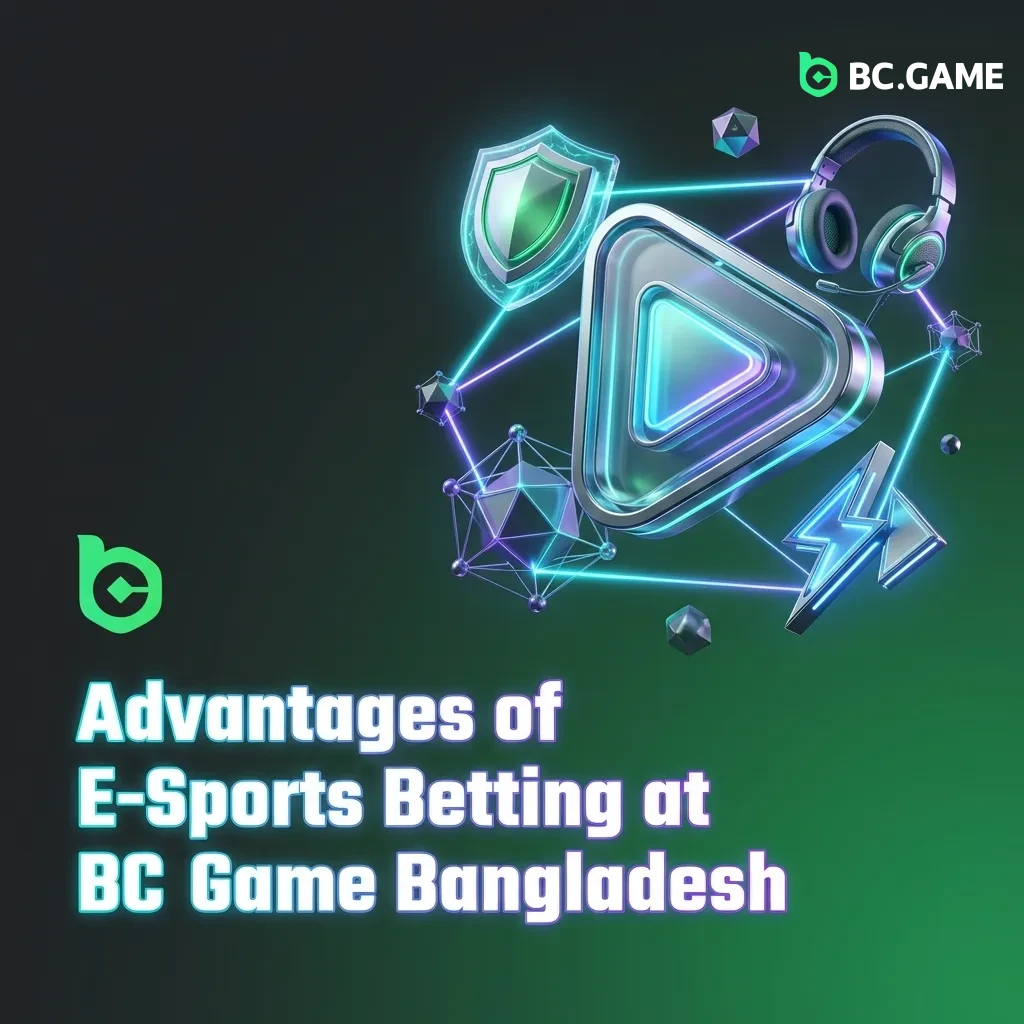 E-sports betting interface showing payment options and competitive odds for Bangladesh players at BC Game platform