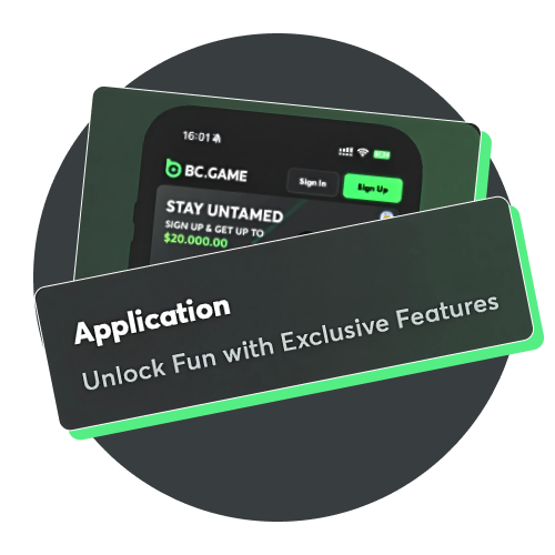 Place bets anytime and anywhere through the portable BC Game App.