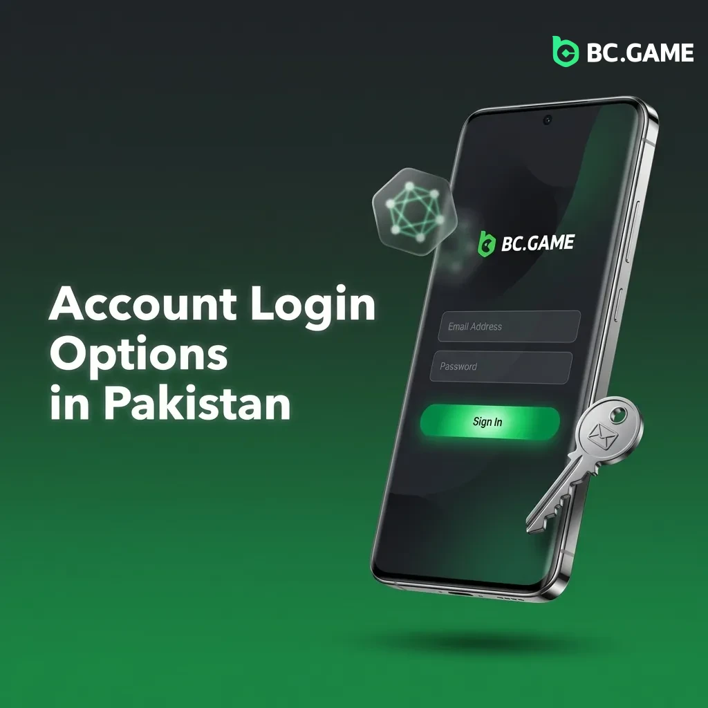 Login screen showing email, phone, and social media sign-in options for users in Pakistan.