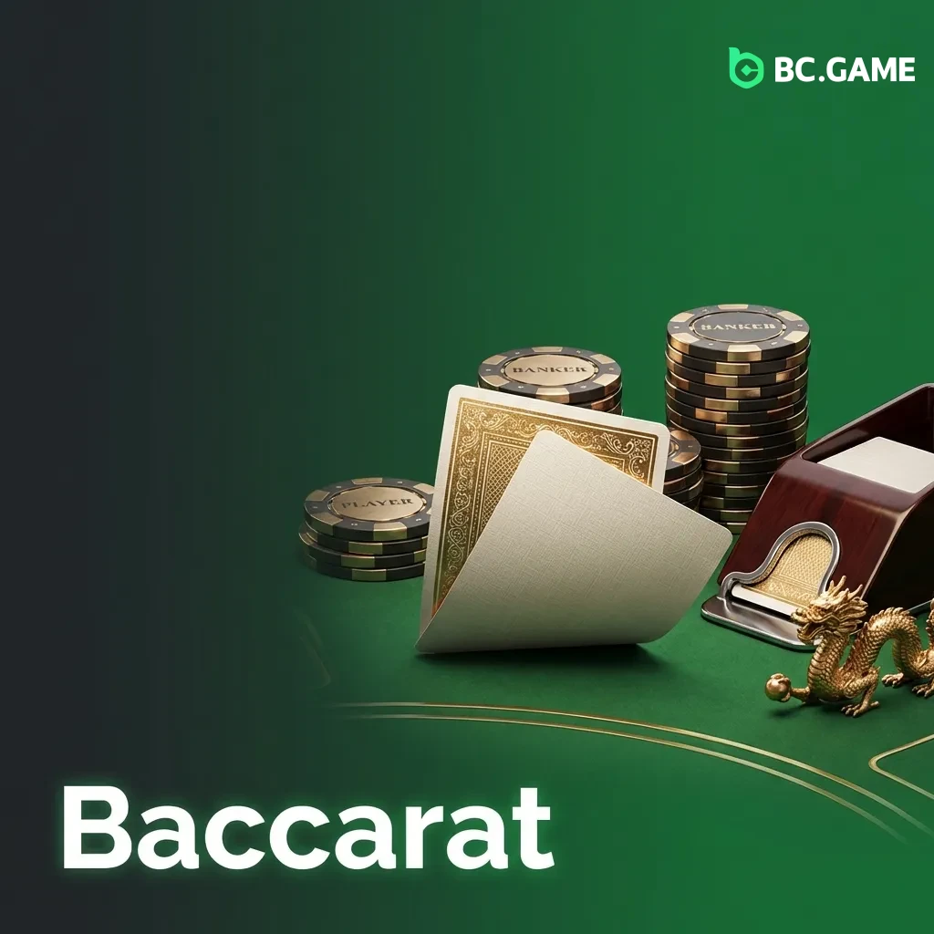 Live baccarat dealer handling cards at gaming table with player and banker betting areas visible