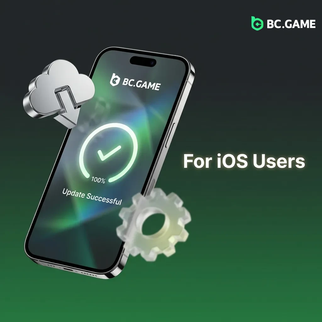 iOS app installation steps showing download button, trust profile settings, and confirmation screen