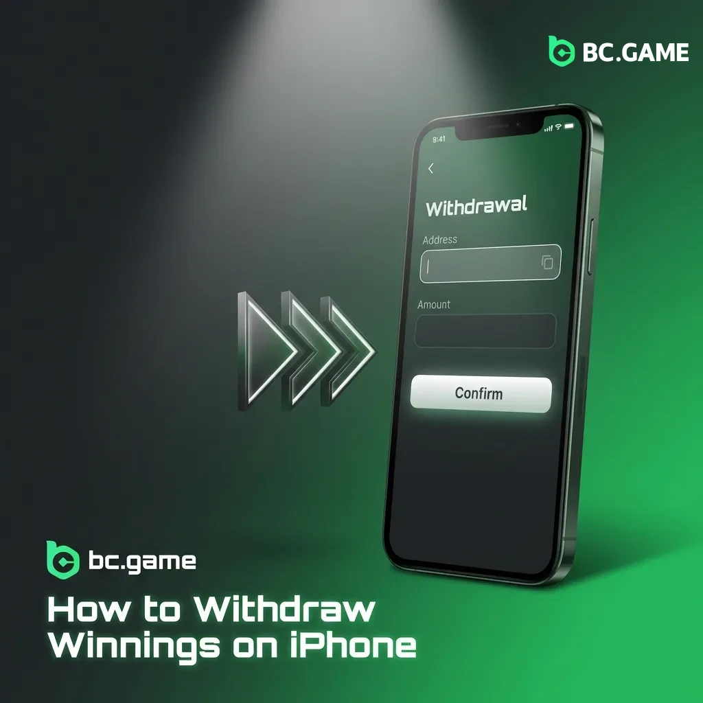 iPhone screen showing crypto withdrawal steps: selecting coin, entering wallet address, amount, and 2FA confirmation.