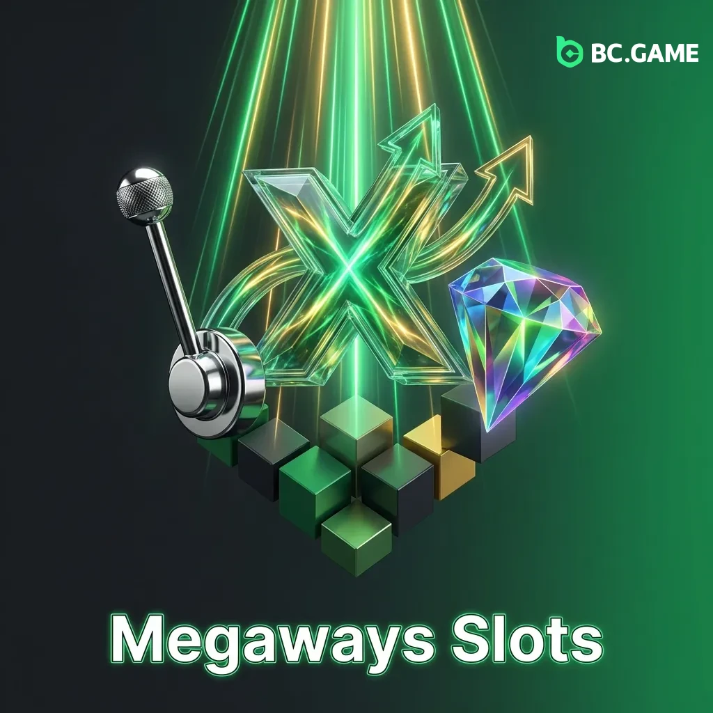 Megaways slots with dynamic reels offering thousands of winning combinations and bonus features on every spin