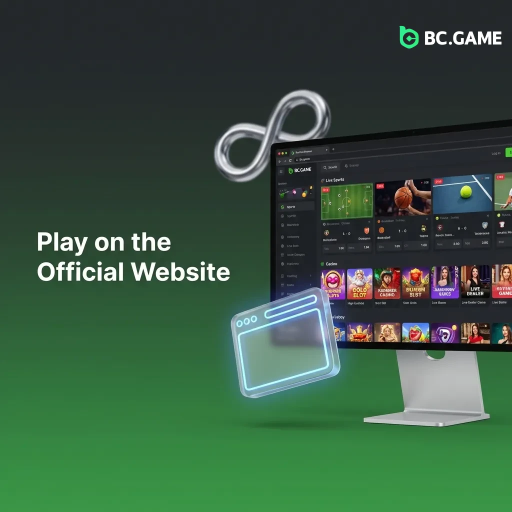 Player using betting website on laptop showing sports and casino games interface
