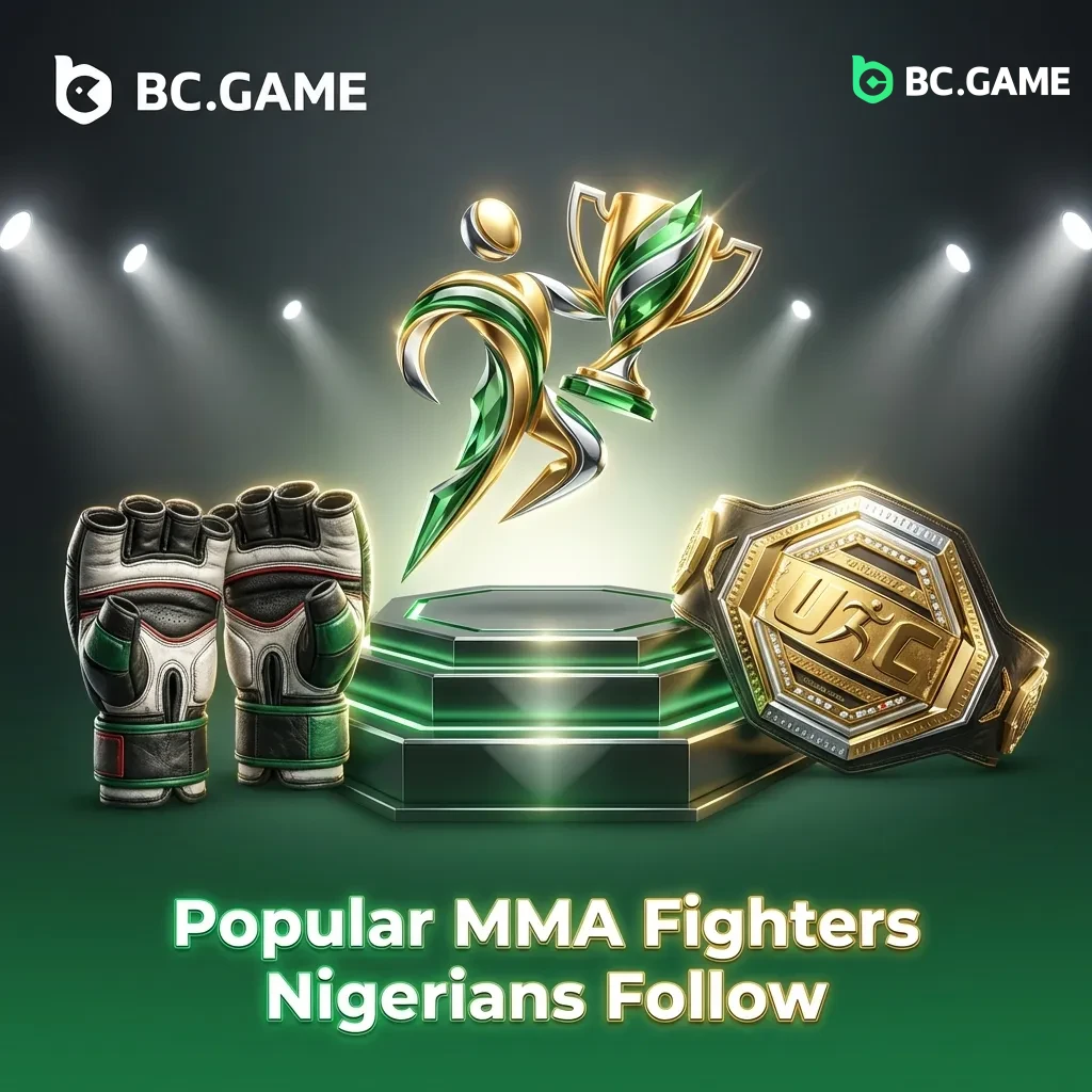 MMA fighters including Israel Adesanya and Kamaru Usman popular with Nigerian sports betting fans on BC Game platform