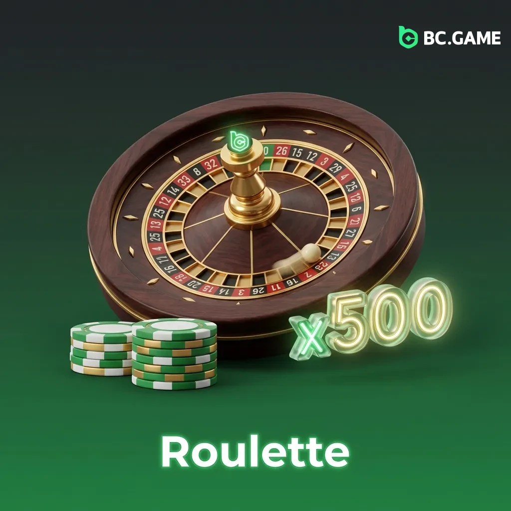 Roulette wheel with ball in motion, showing betting table layout and various number and color betting options.