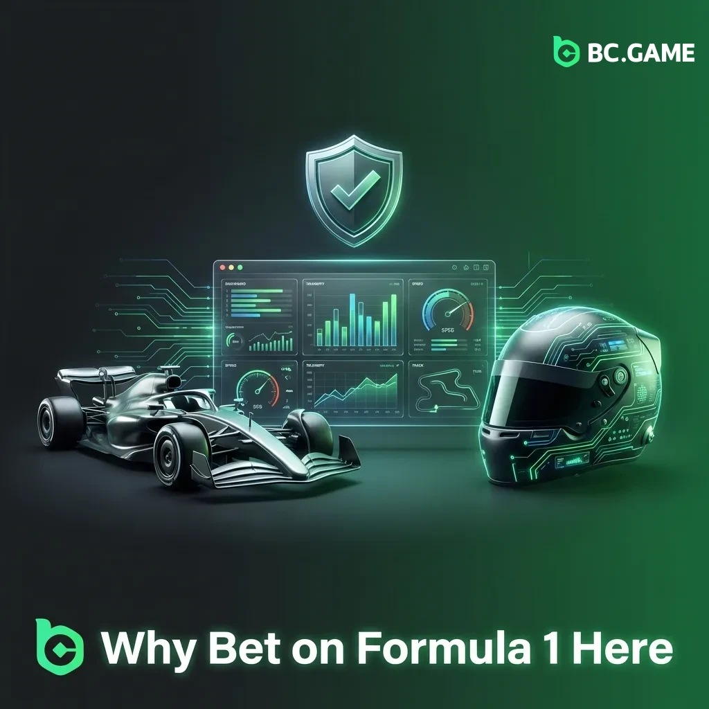 Formula 1 betting features including race markets, live odds, in-play betting, cash out, and responsible gambling tools