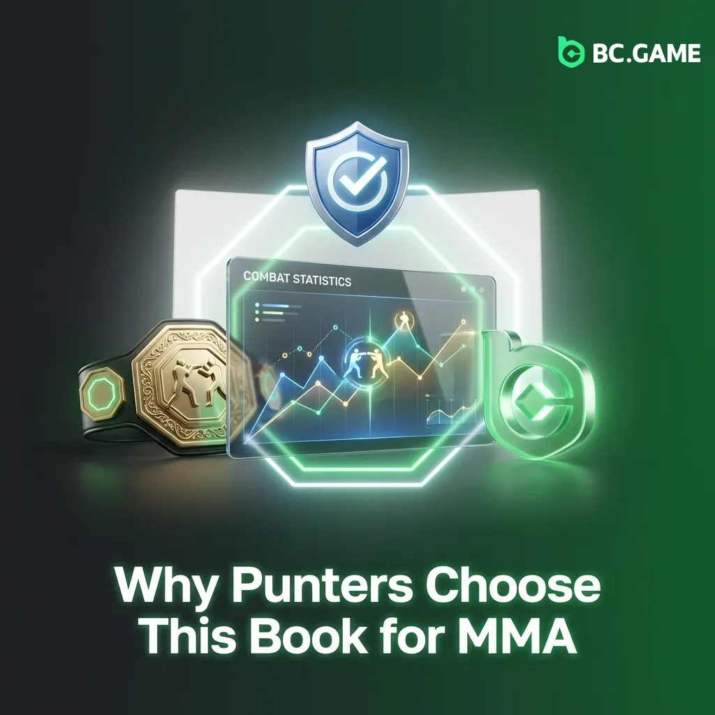 Nigerian punters reviewing MMA betting features on BC Game platform including odds, markets, and payment options