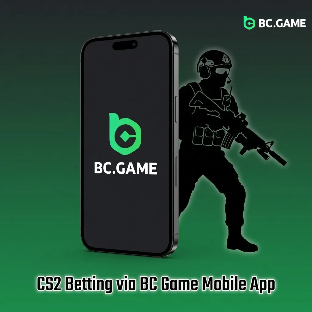 CS2 Betting via BC Game Mobile App