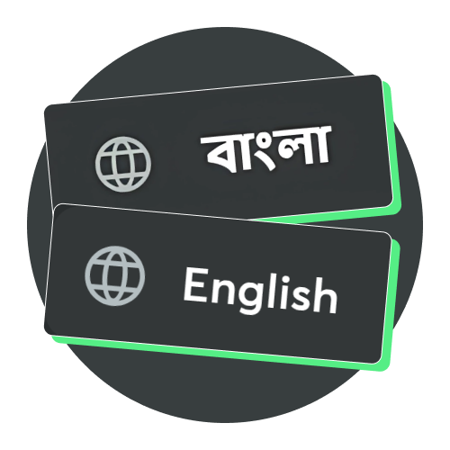 Enjoy the BC Game Bangladesh interface available in your native language.
