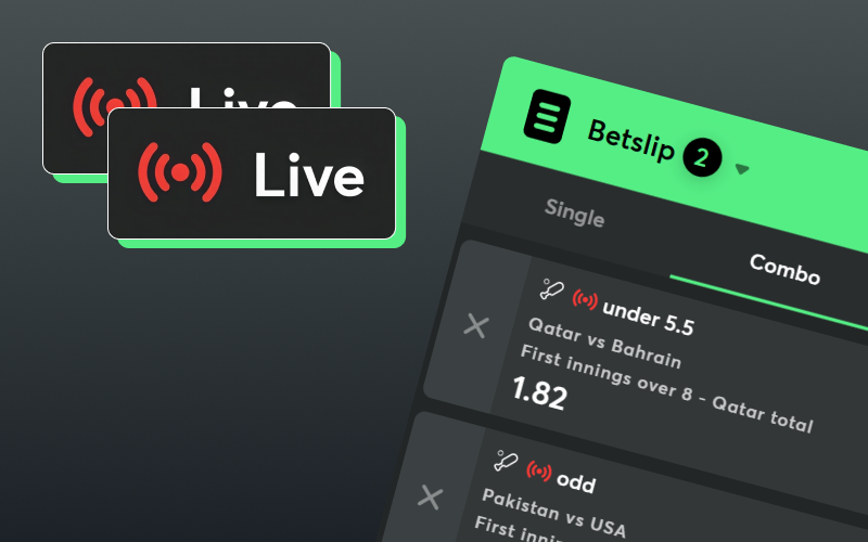 Track multiple events for live betting on the BC Game page.