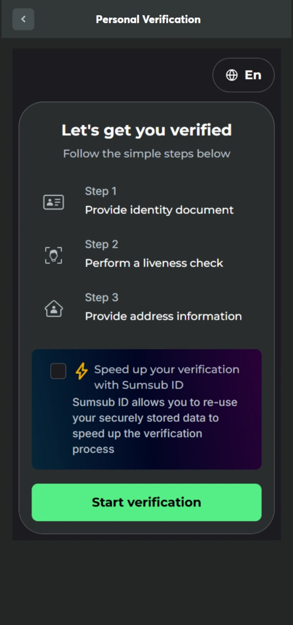 Provide your residence document for successful BC Game Verification in India.