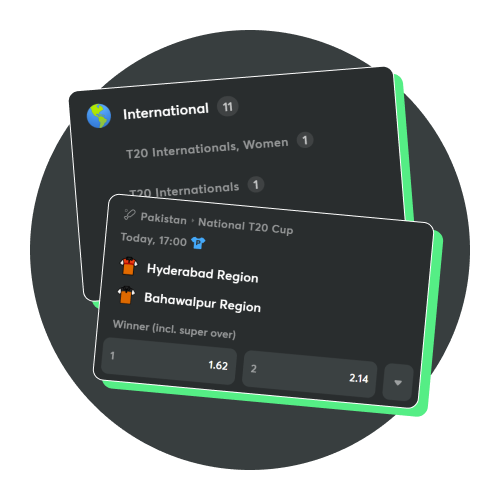 Enjoy premium cricket wagering options on the BC Game main page.