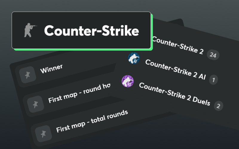 Place tactical CS bets on the official BC Game main page.