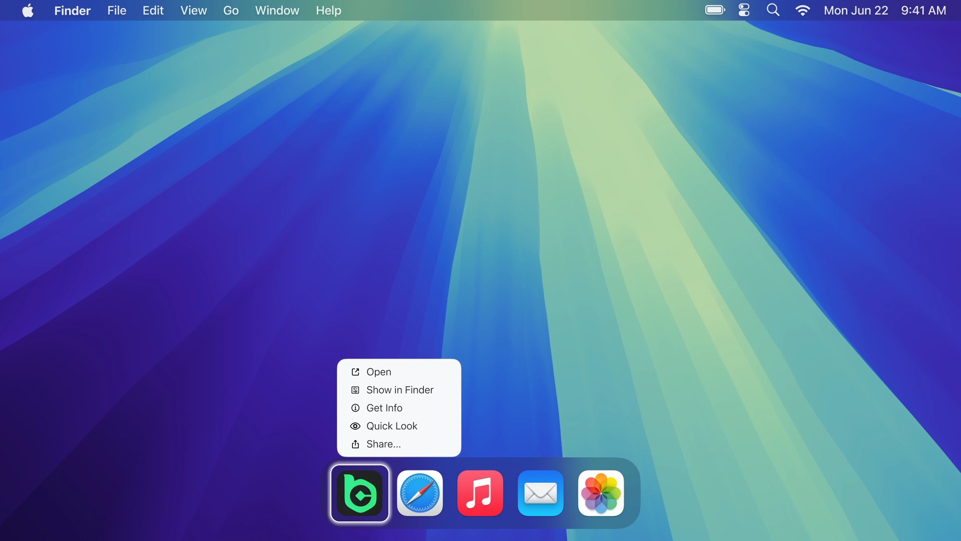 Initialize the BC Game Mac client for the first time.