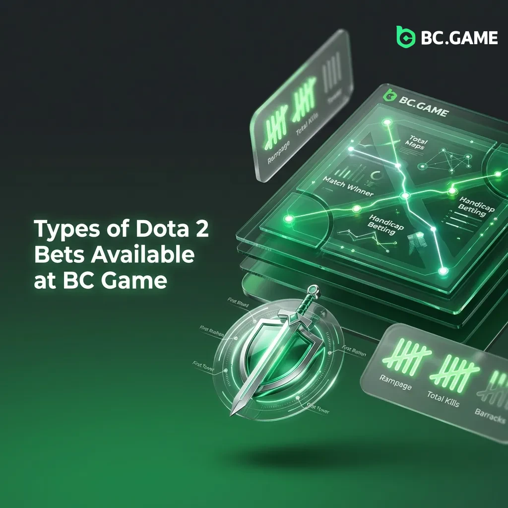 Types of Dota 2 Bets Available at BC Game