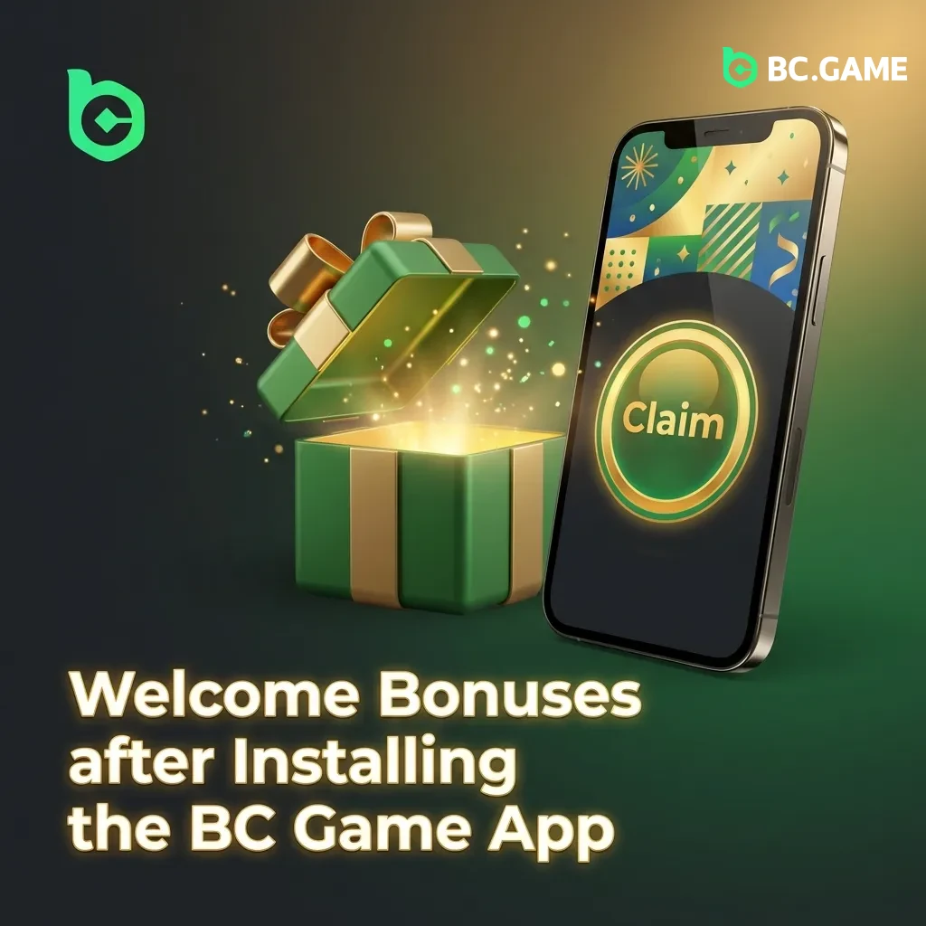 BC Game app welcome bonuses up to BDT 2,441,233 including casino bonus, free spins, and sports bets for new players