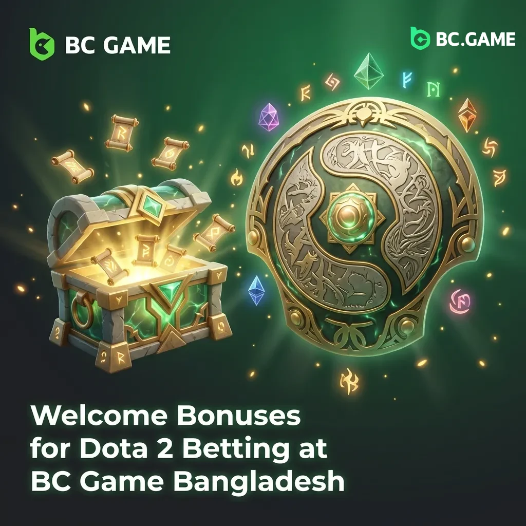 BC Game Bangladesh 380% welcome bonus up to BDT 2,441,233 for Dota 2 betting with registration and deposit steps