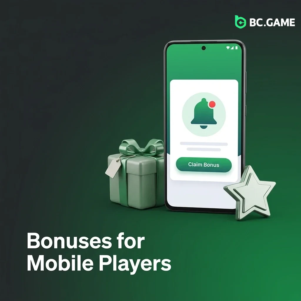 BC Game mobile app bonuses for Pakistani players with automatic credits and fast promotion notifications