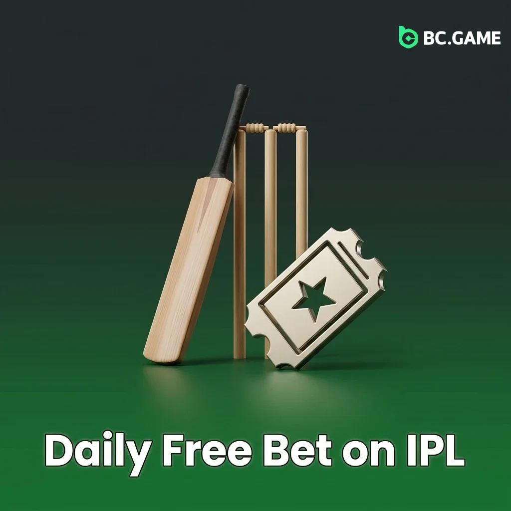 Daily Free Bet on IPL – Deposit INR 2,000 or more to get INR 500 Free Bet valid for 3 days with 1.70 min odds