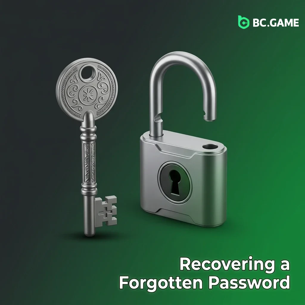 Step-by-step password recovery process showing forgot password link, email verification, and reset options on login page